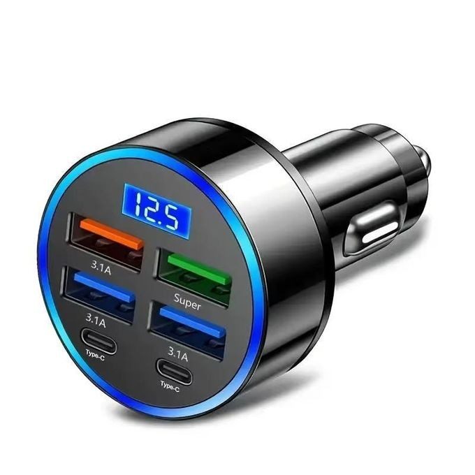 6-Port Car Charger